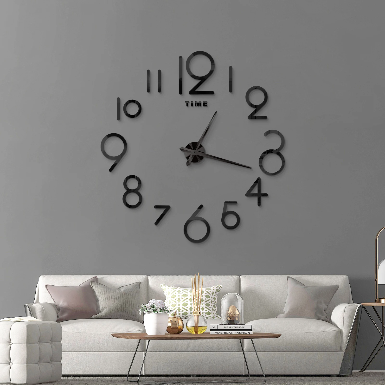 3D Large Wall Clock reloj de pared DIY Quartz Watch Acrylic Mirror Stickers Horloge Murale Home Decor Clocks 2021 Modern Design