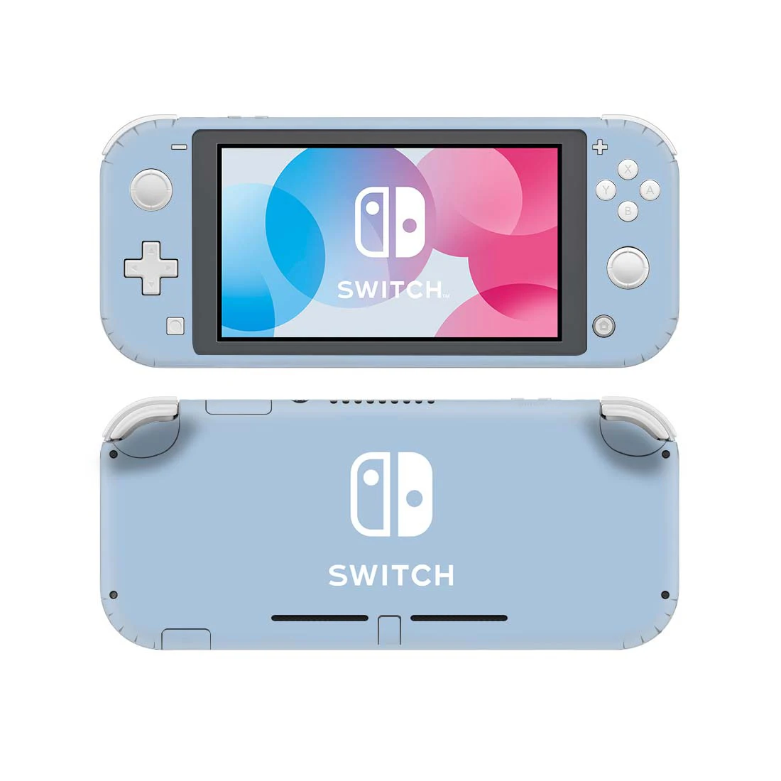 Cor-de-rosa roxo puro ns interruptor da pele adesivo decalque para nintendo switch lite protetor da pele adesivo de vinil