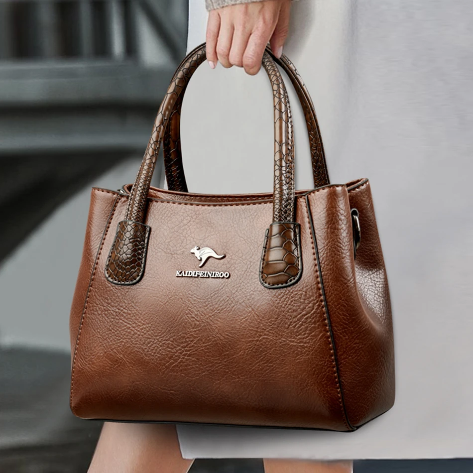 

Luxury Designer Brand Women's Bags Small Shoulder Bags Bilayer High-Quality Soft Leather Ladies Handbags Fashion Messenger Bagss