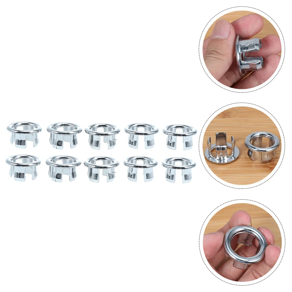 

20 Pcs Wash Basin Overflow Ring Kitchen Hole Plug Sink Accessories Double Layer Bathroom Hollow Handrinse