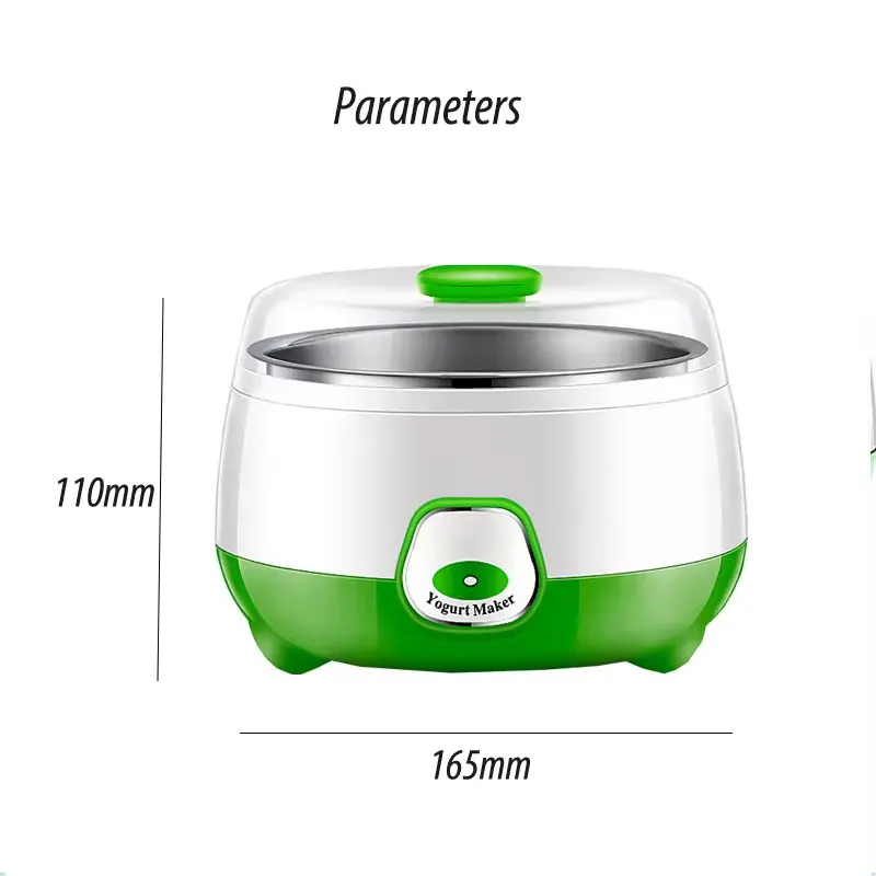 Yogurt Maker Mini Automatic Yogurt Machine Household DIY Yogurt Tools Kitchen Appliances Stainless Steel Tank Appliances Yogurt 6