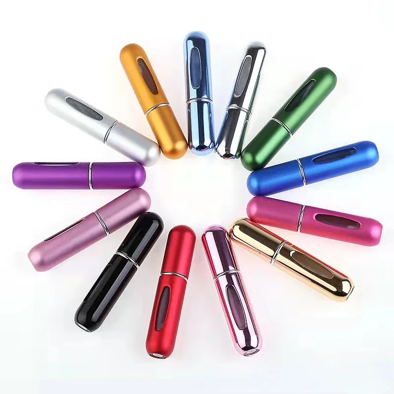 Portable Perfume Spray for Travel, Mini Cosmetics, Aluminum Spray, Refillable Bottle, Can Be Used as Decorative Small Bottle, 5m