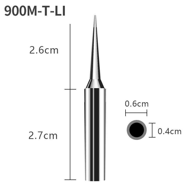 YIHUA 900M-T Series Soldering Iron Tips Pure Copper Lead Free Replacement for 936A 937A Soldering Station Handle Welding Tools