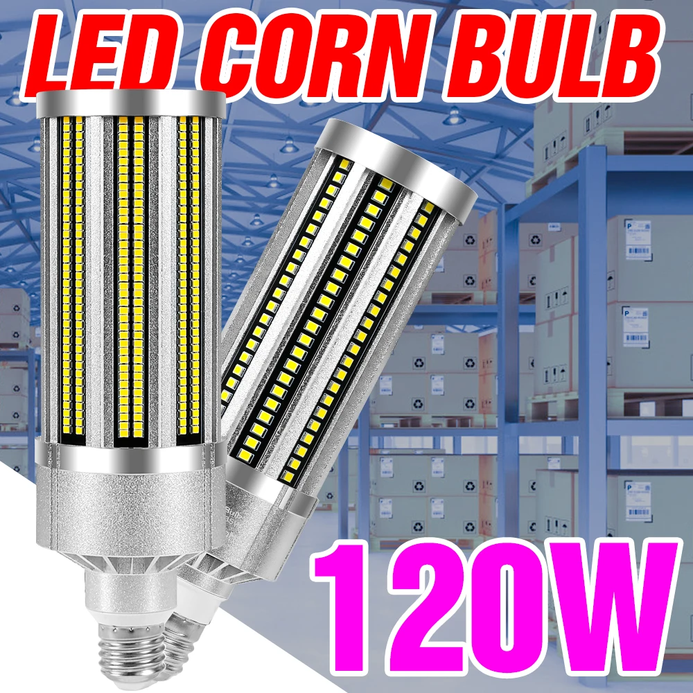 E39 Spotlight LED Light Bulb 220V Corn Lamp E27 Industrial Ceiling Lamp 110V Chandelier Bulb Ultra Bright LED Bulb For Warehouse