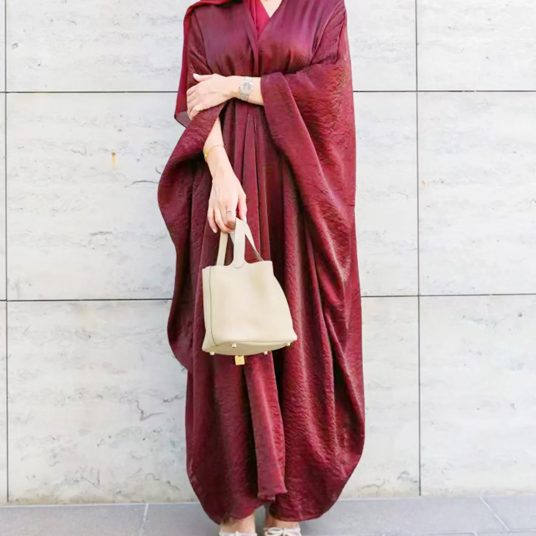 Batwing Abaya Kimono Dubai Luxury Cardigan Muslim Party Dress Open Abayas for Women Turkish Casual Islamic Clothes Jilbab Kaftan
