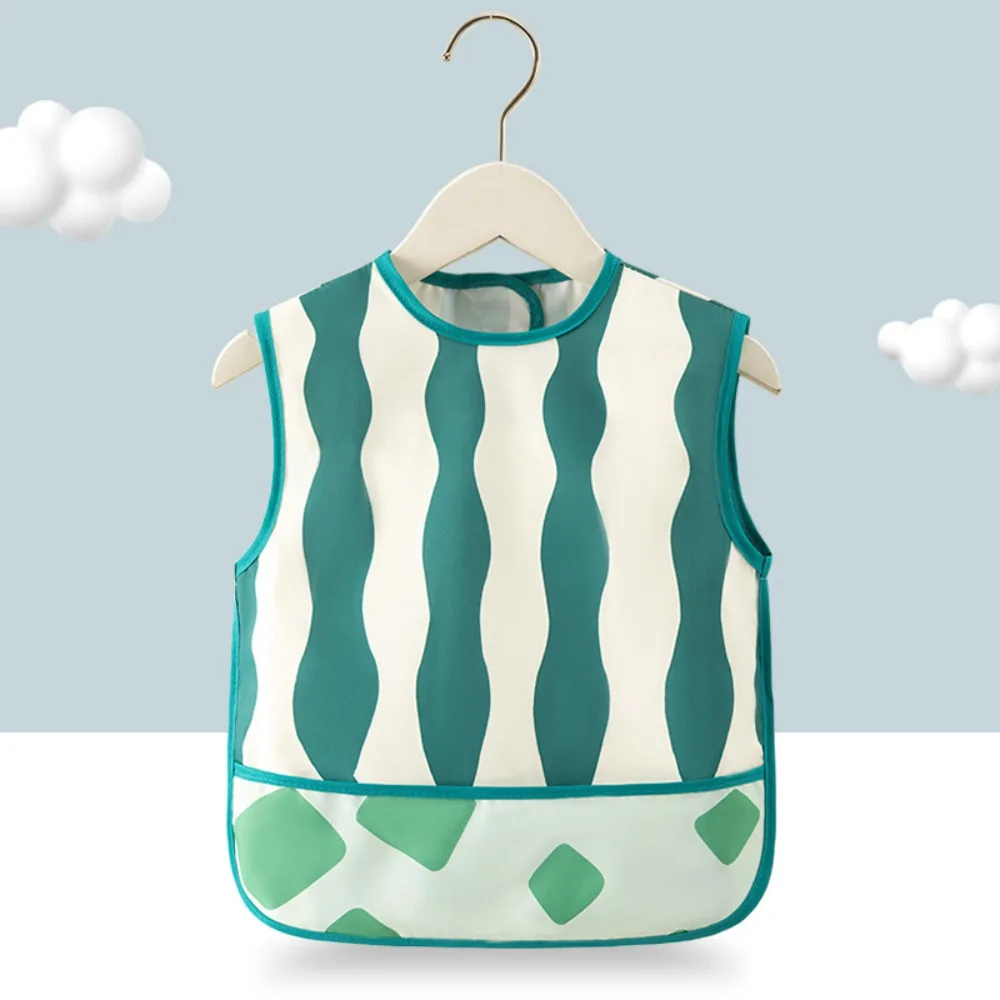 Waterproof EVA Baby Bibs with Adjustable Straps for Summer