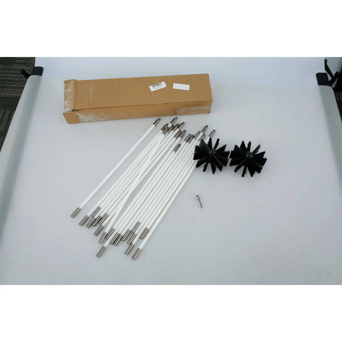 NEW Chimney Sweep Kit Long Handle Chimney Cleaning Brush Kit with