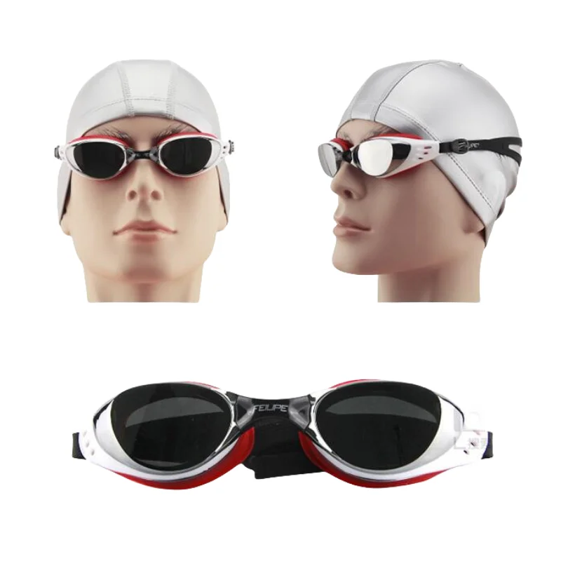 Prescription Summer Women Swimming Goggles Myopia Anti-Fog HD Silicone Diopter Diving Glasses  For Men 6
