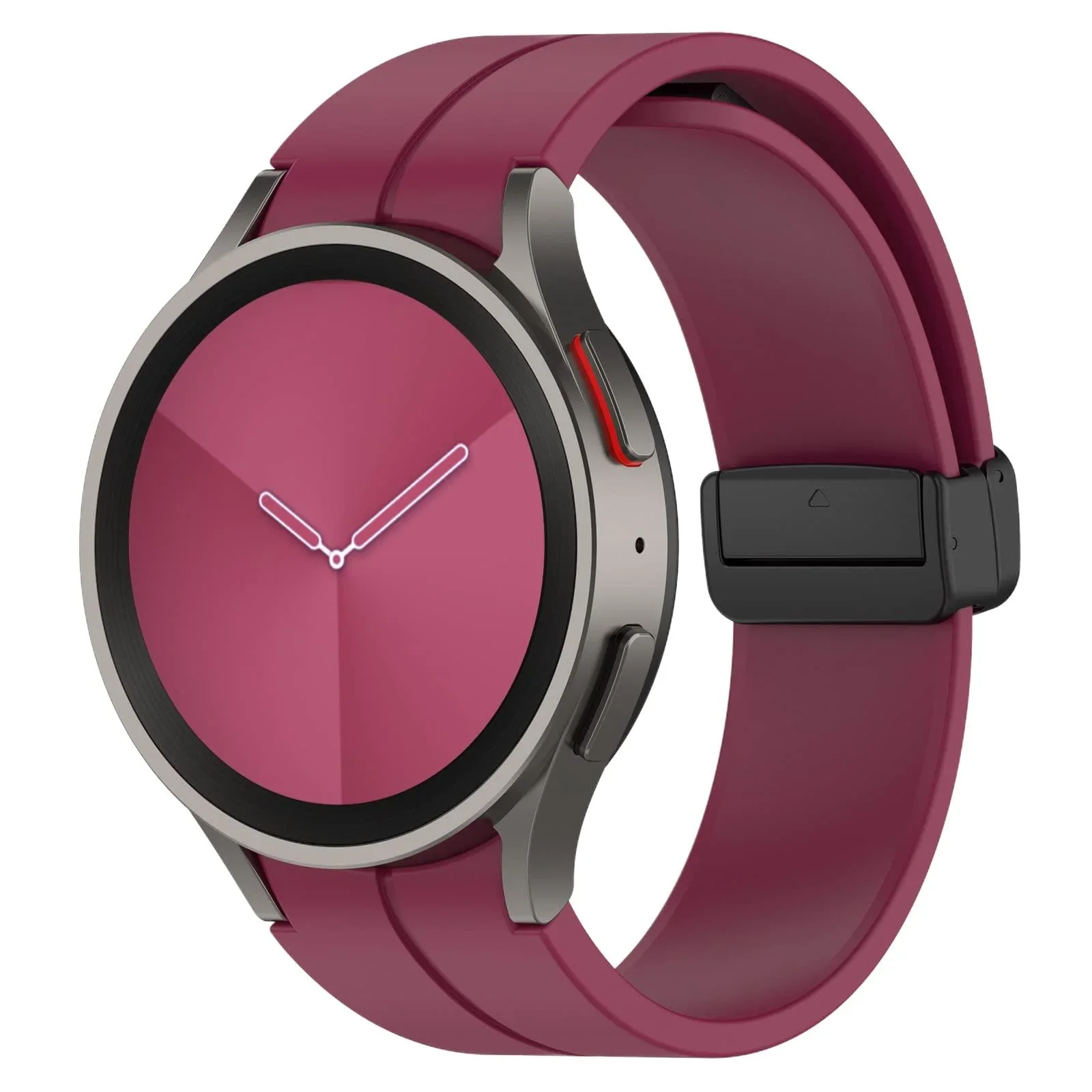 Magnetic Buckle 20mm Silicone Watch Band Bracelet