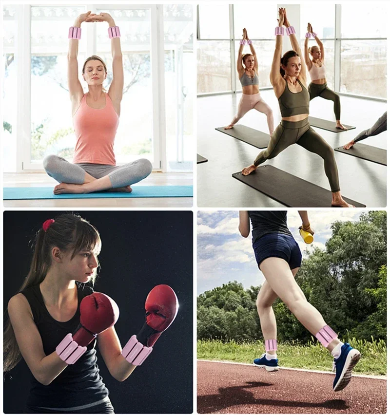 Wrist Brace Wrist Guard Weightlifting Straps Wrist Straps Wrist Support Wrist Support Band Gym Exercise Silicone Carrying Adjustable Weighted Wrist Strap