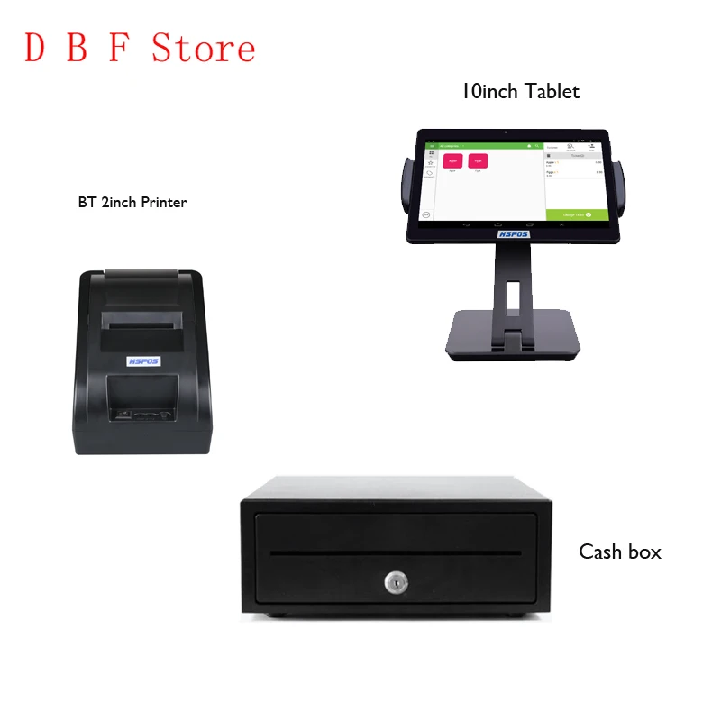 

10inch Android Tablet Software POS Cash Register System Retails