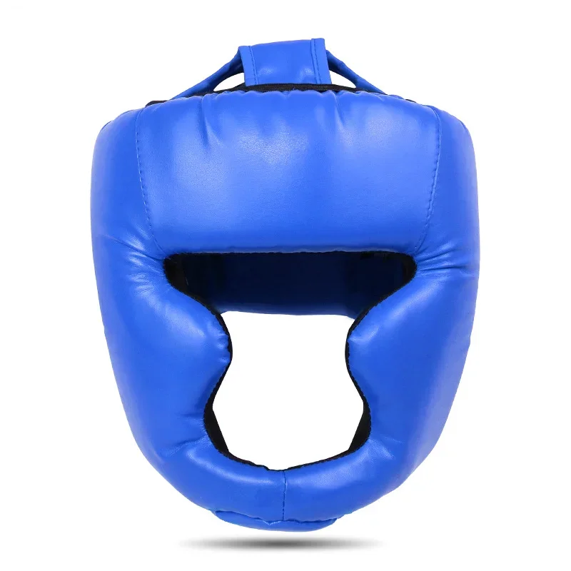 Boxing helmet made of polyurethane leather for adults and children, kickboxing equipment, fight training, free fighting, head protection, fitness, 1 forming