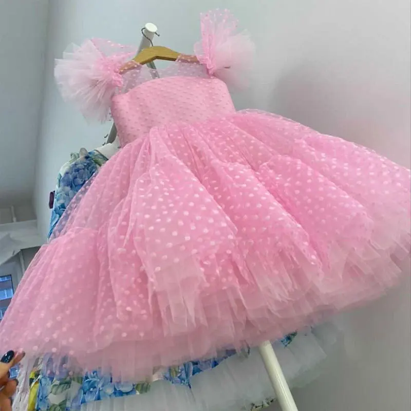 4-10 Yrs Fancy Baby Girls Dress New Year Party Evening Gowns Elegant Princess Dress Ball Gowns Wedding Kids Dresses For Girls, girls dress, maxi dress, princess costume