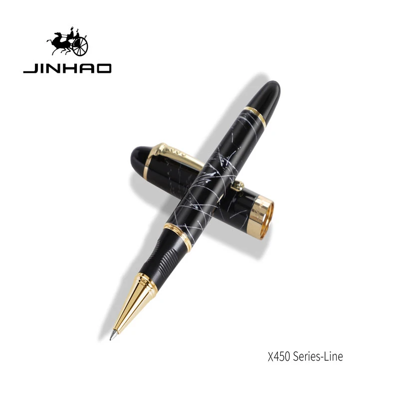 JINHAO X450 Klassische Kugelschreiber, luxuriöser Schreibstift mit 0,5 mm Spitze, Büro, Unterschrift, Schule, Kalligraphie, Schreibzubehör, Schreibwaren – Detail 6