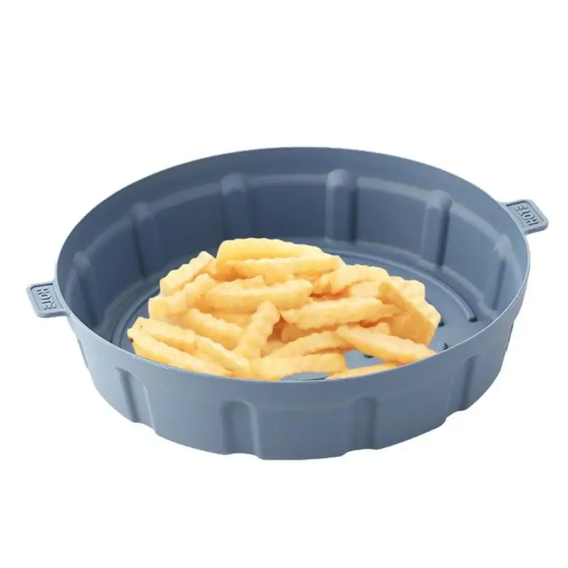 

Silicone Air Fryer Liner Round Reusable Oven Tray For Steamer High-Temperature Resistant Silicone Pot Liner Microwave Liner