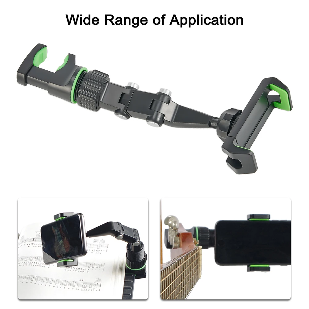 Mic Stand Phone Holder Universal Live Broadcast Bracket Clips Music