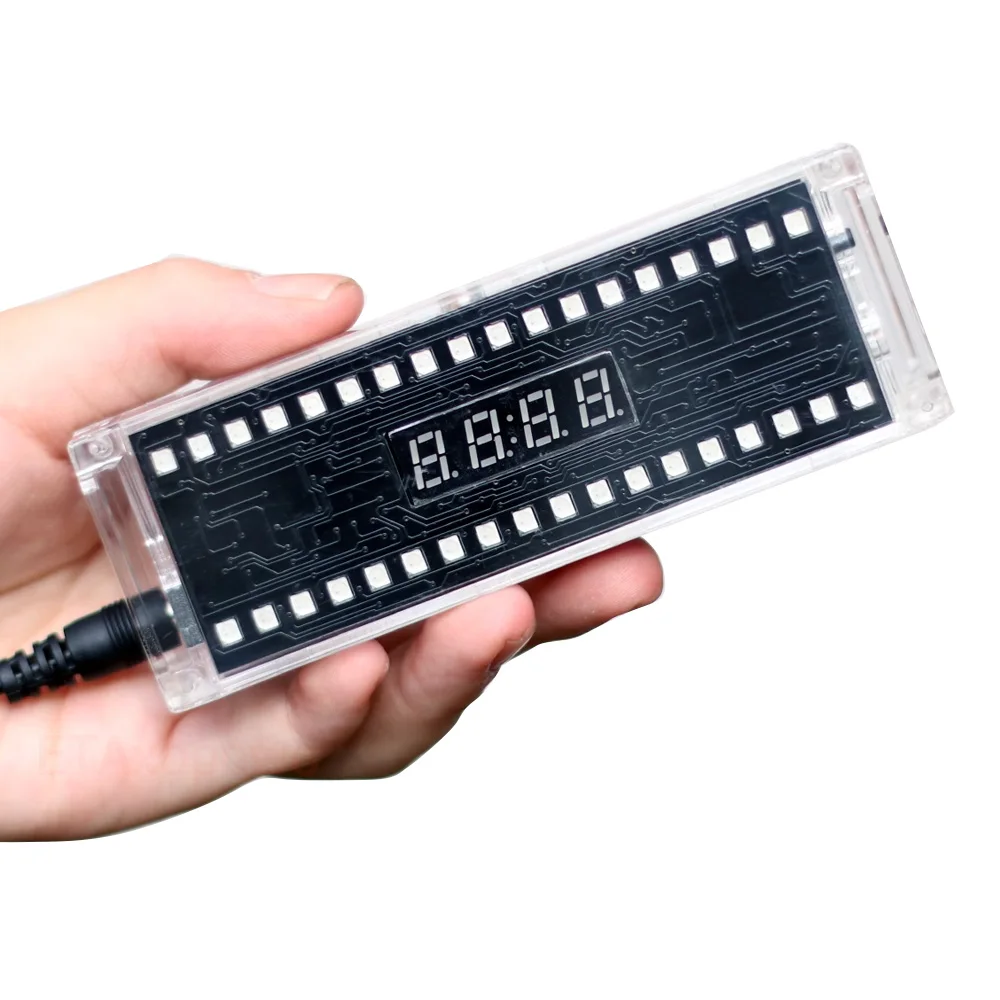 รูปสินค้า นาฬิกาควบคุมเสียง RGB สเปกตรัม USB 5V