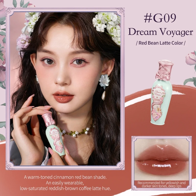 Flower Knows Midsummer Fairytales Collection Lip Gloss Moisturizing Liquid Lipstick 5ml Makeup