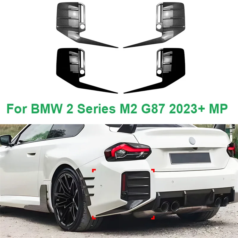 

Car Lower Rear Bumper Lip Guard tail Diffuser Spoiler Splitter Protector Car Styling Auto For BMW 2 Series M2 G87 2023+ MP