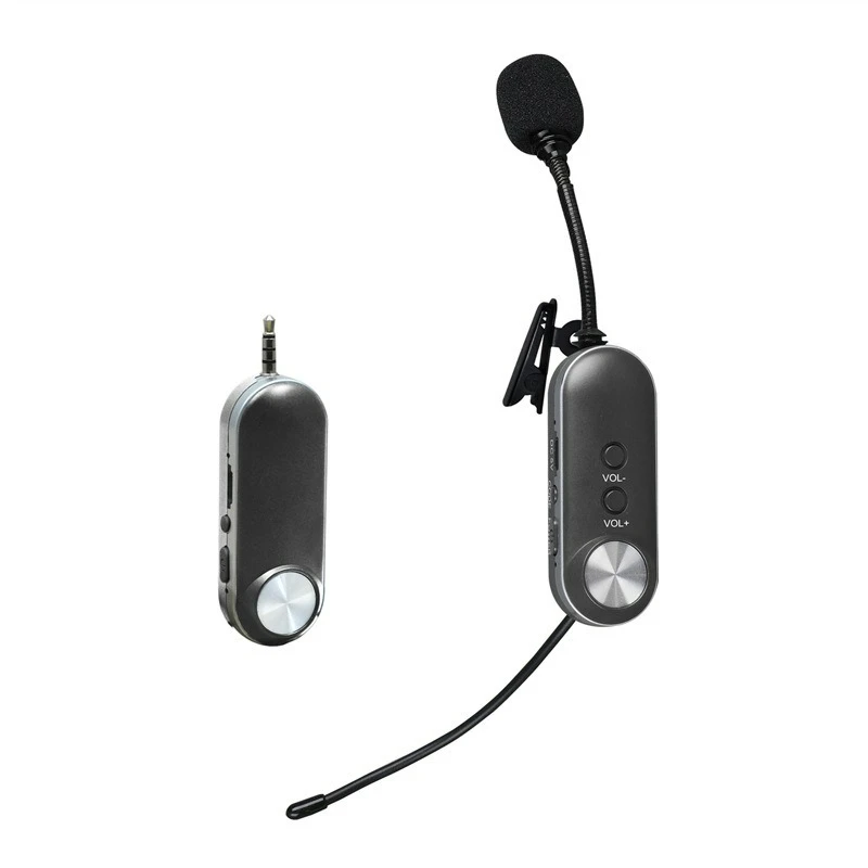 Saxophone Wireless Microphone UHF with Receiver and Transmitter Condenser Recording Live Show for Saxophone Musical Instrument