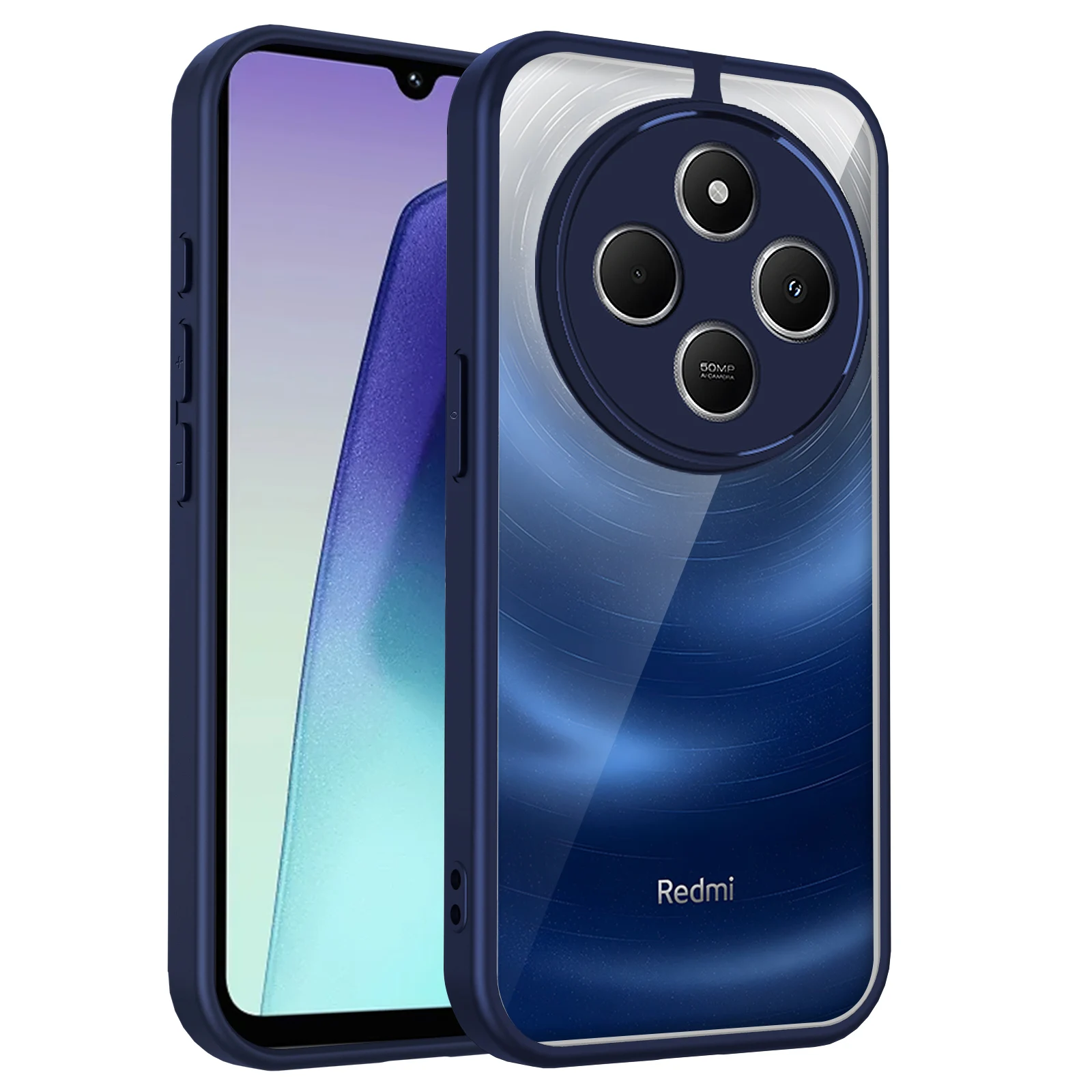 Enhanced Protective Silicon Bumper Clear Matte Phone Case with Air Cushion Technology