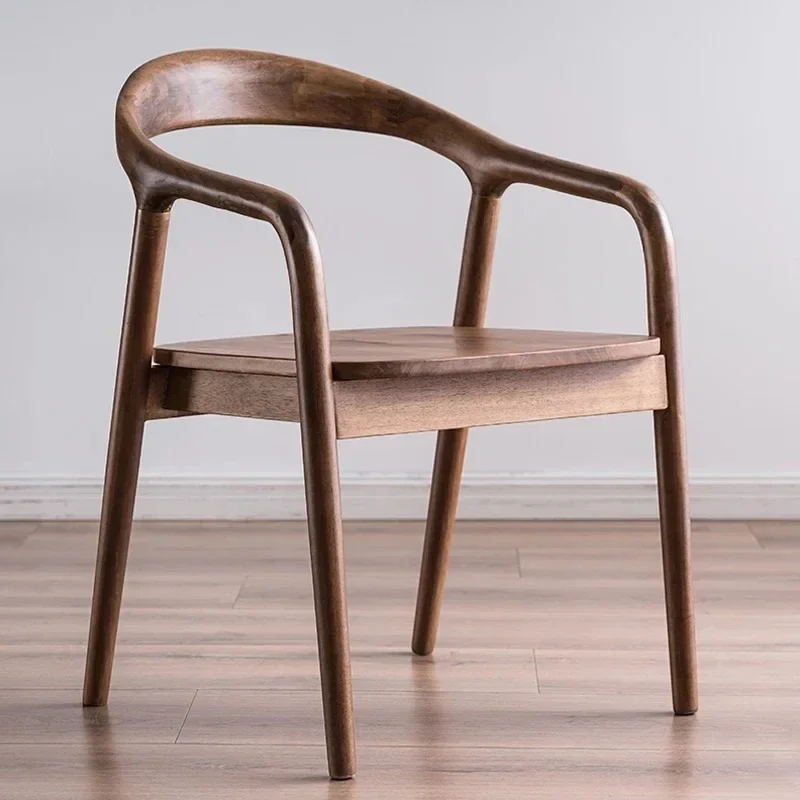 

Bedroom Office Dining Chairs Arm Restaurant Wooden Nordic Ergonomic Computer Chair Relax Sillas De Cocina Balcony Furniture