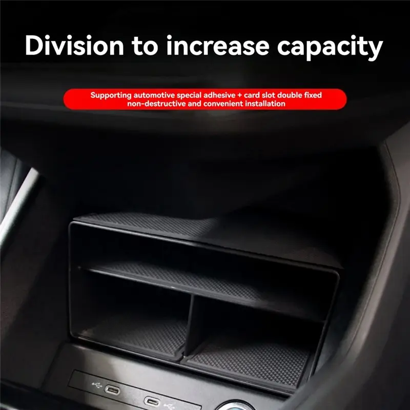 Q5/Q4 Etron LHD 중앙 제어 수납함, 자동차 내부 제품-A74F에 적합