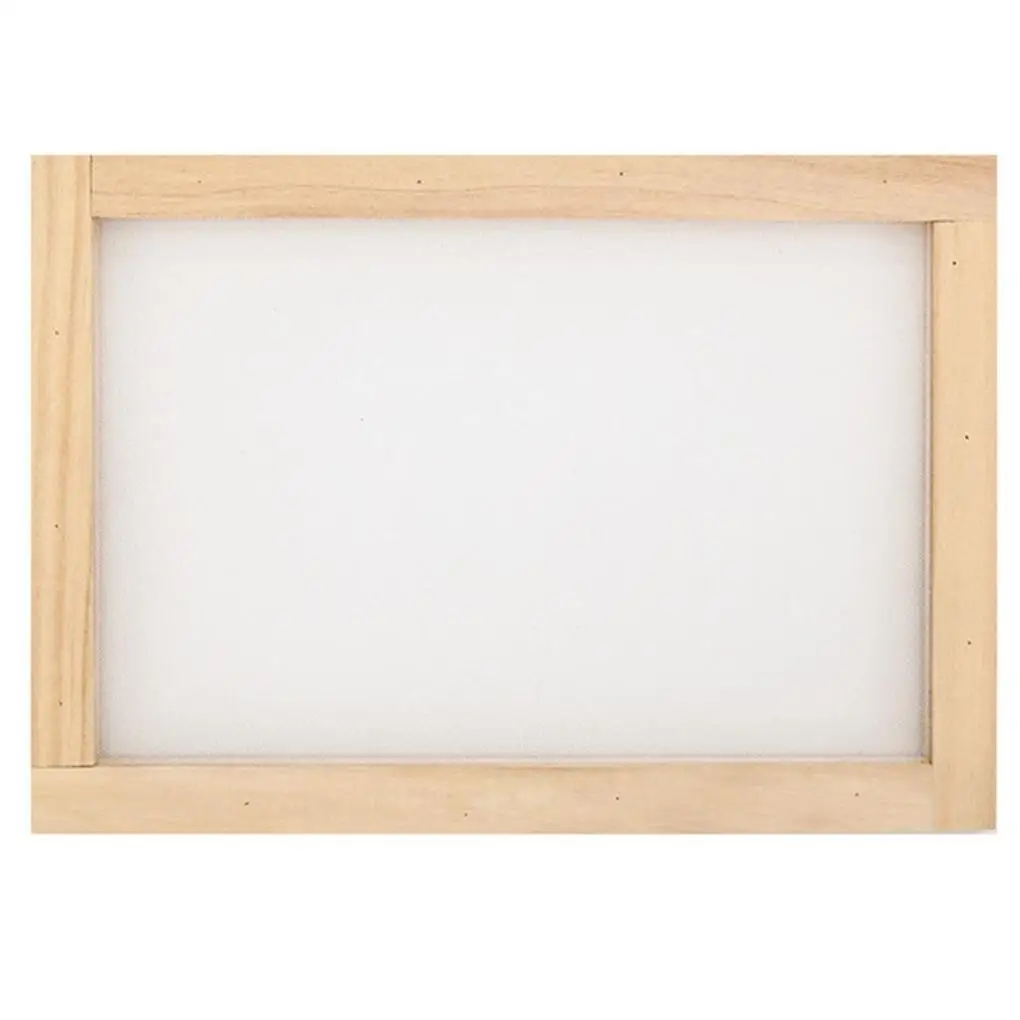 

DIY Paper Making Mould Portable Papermaking Mesh Paper Holder for