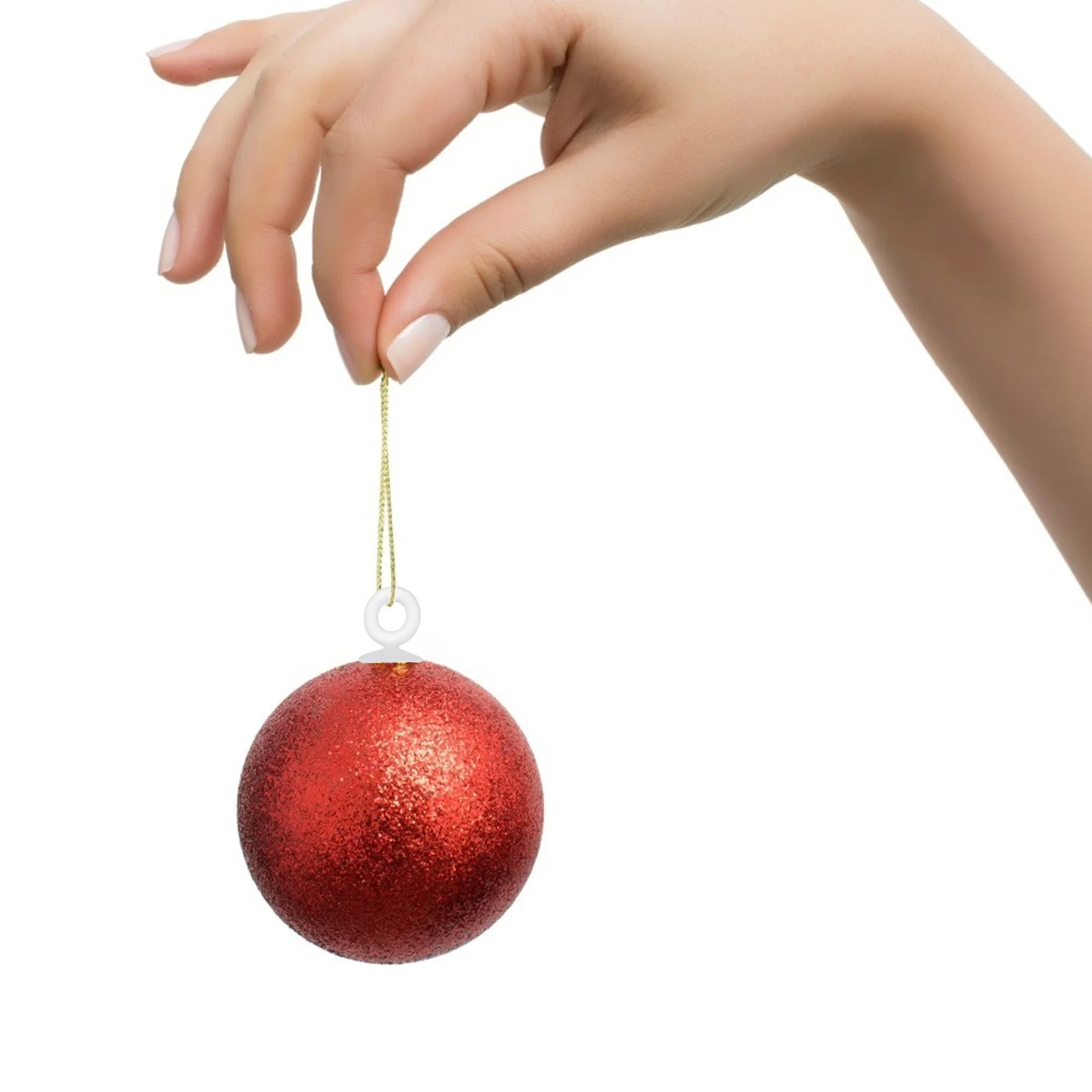 200 Pcs Foam Ball Cap Cover Christmas nament Pendant Fittings Holder Balls Bracket Building Fitness Accessories Ball Pendants