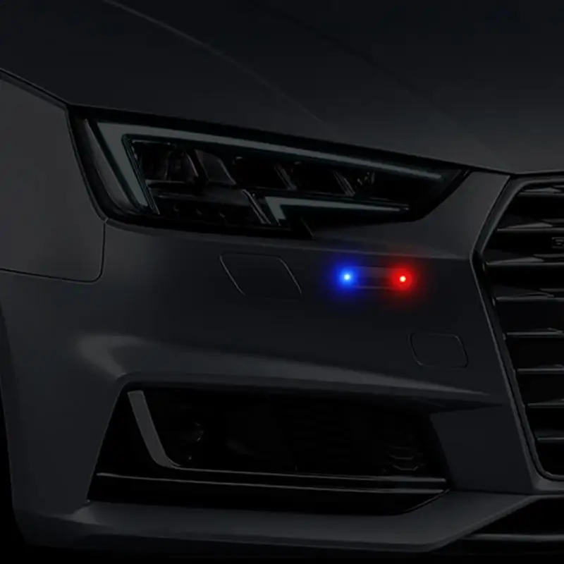 Luci a LED antifurto per auto ad energia solare per veicoli Luce di sicurezza per avvertimento flash Forniture per veicoli - Image 3