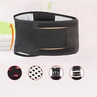Adjustable Waist Belt Brace Self Heating Magnetic Back Waist Support Belt Lumbar Brace Massage Band 2