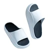 Summer Fashion Couple Slippers 4CM Thick Platform Slippers Men Beach Comfortable Soft Bottom Non-slip Color Women Slides Shoes 5