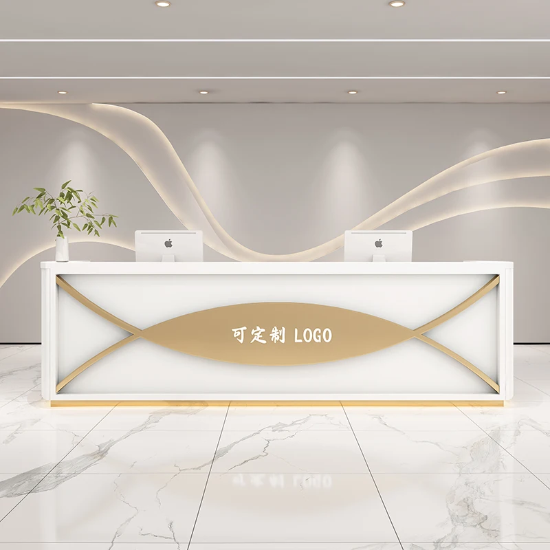 Ufficio Reception Direzionale Stoccaggio Di Lusso Scrivania Scrivania Reception Servizio Scrivania Per Mobili Da Salone Uficio