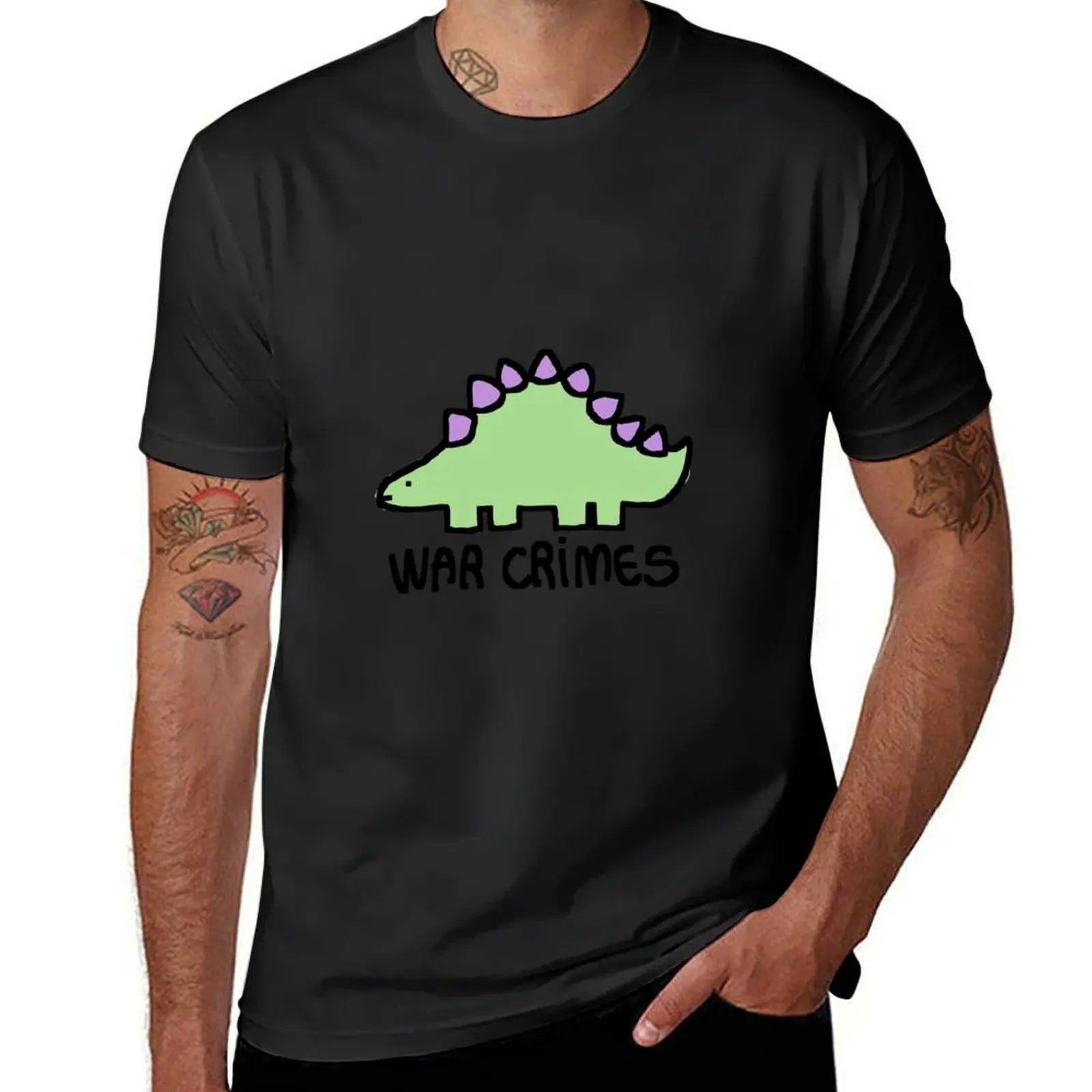 

dinosaur T-Shirt anime oversized quick drying t shirts for men
