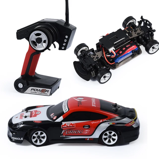 Wltoy K969 1/28 RC Car 2.4G 4WD 130 Remote Control Car Brush Motor High Quality 30Km/H High Speed RC Drift Car For Boys Gifts 1