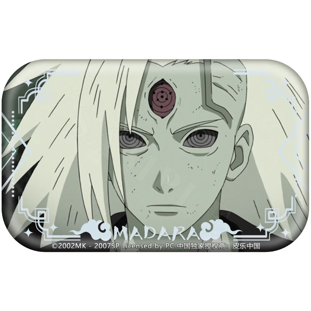 Officially Licensed Naruto Character Cosplay Square Badge