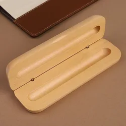 Elegant Wooden Pen Box - Premium Gift Packaging for Business and Stationery (Maple Box)