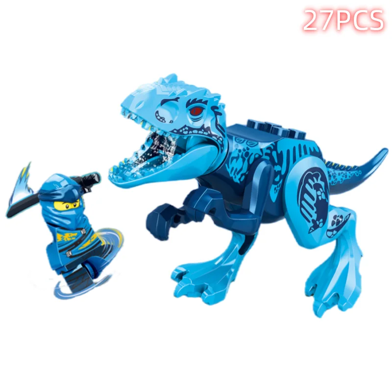 Dinosaur War Machine Action Figure Building Blocks Toy Set