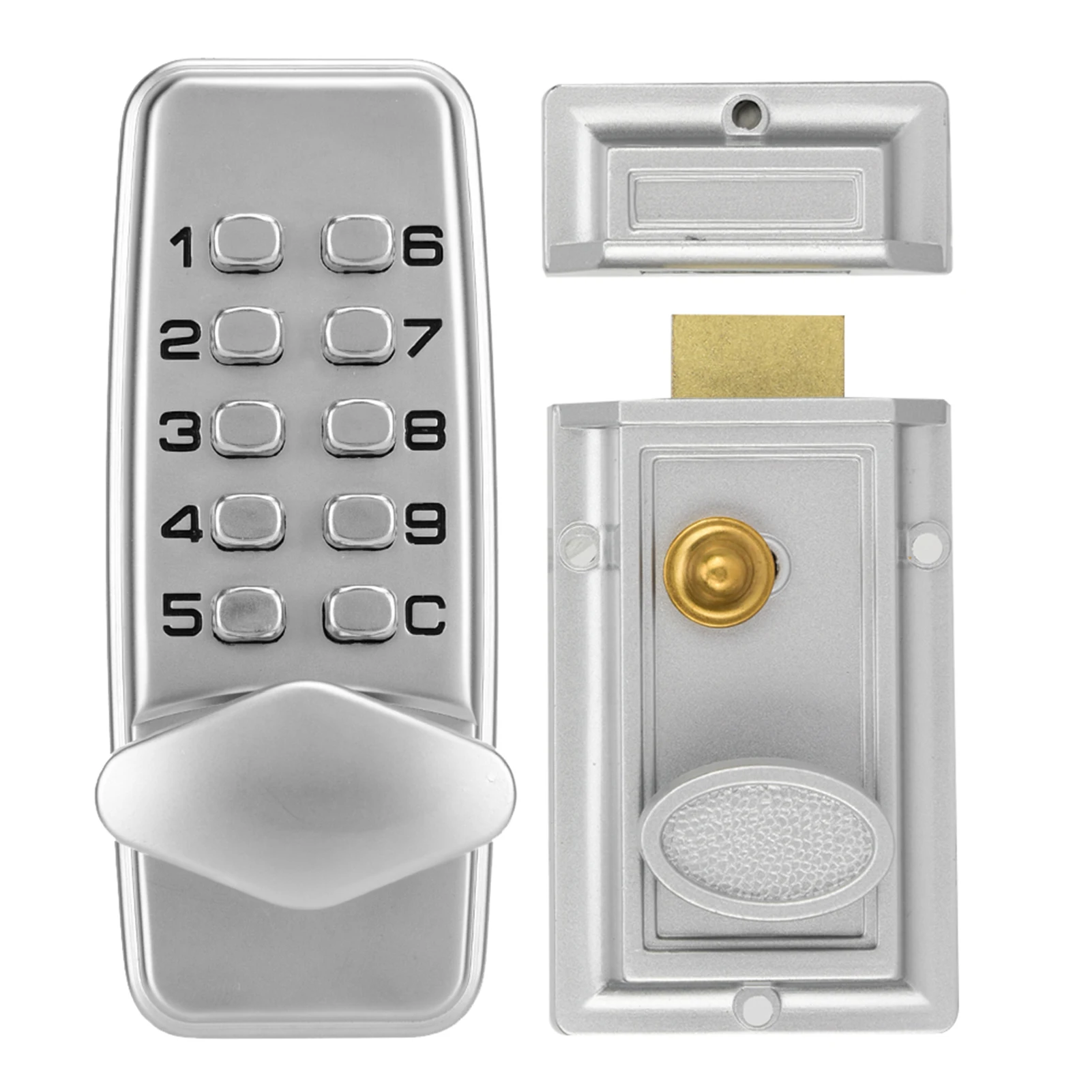 2 ‑ 4 Digits MiNi Mechanical  Lock Cabinet Indoor Outdoor Door Password Security Coded Lock Security Coded Lock