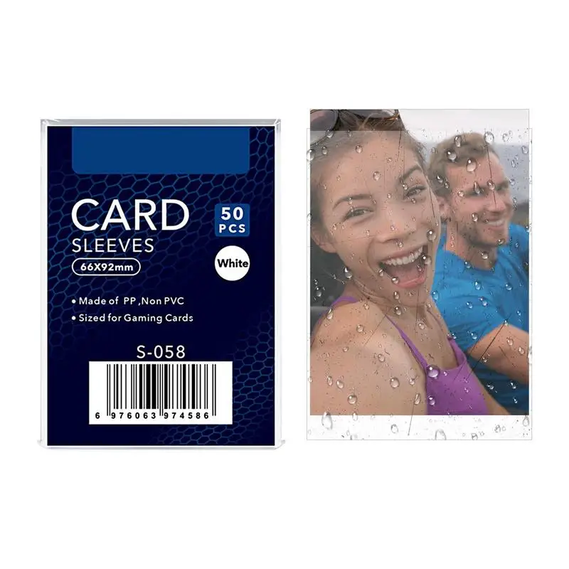 

Photocard Sleeves 50 Pcs Album Photocard Protective Bag Waterproof Thickened Photo Card Protector For Polaroid Photo Cards