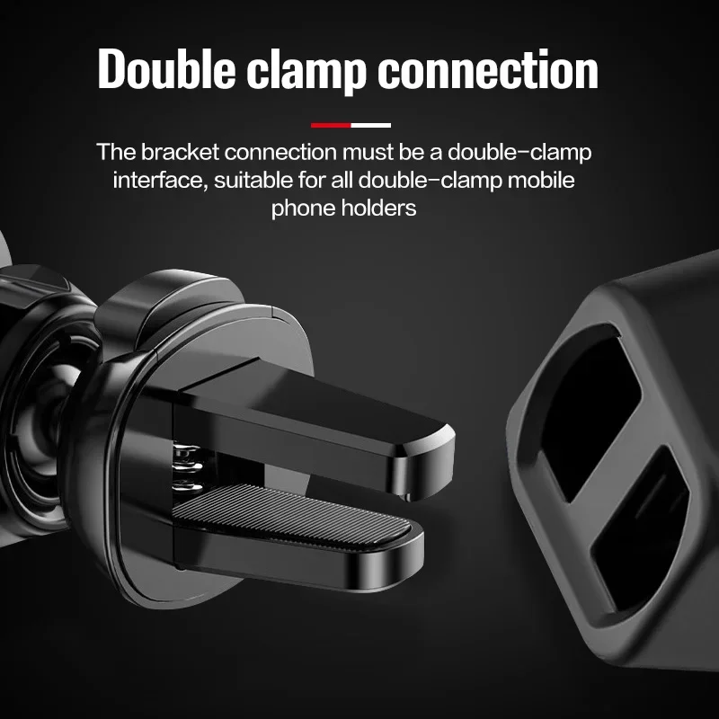 Wireless Car Charger Stand Base 4 In 1 Car Mobile Phone Holder Bracket Dashboard Mount Air Outlet Clip GPS Cradle Accessories