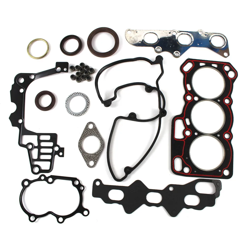 Engine Full Cylinder Head Overhaul Gasket Kit SQR372 For Joyner Chery 800cc Engine Accessories Components Rebuilding Kits