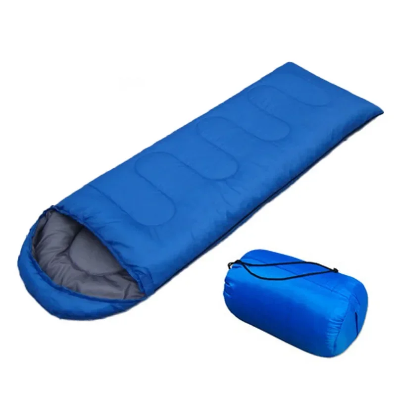 

2023 Popular Envelope Hat Sleeping Bag Spring, Summer, and Autumn Seasons Sleeping Bag Outdoor Camping Adult Sleeping Bag