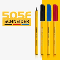 3/5/10PCS German Schneider Ballpoint Pen Smooth and Portable 505F 0.5mm Black Red Blue Office Writing