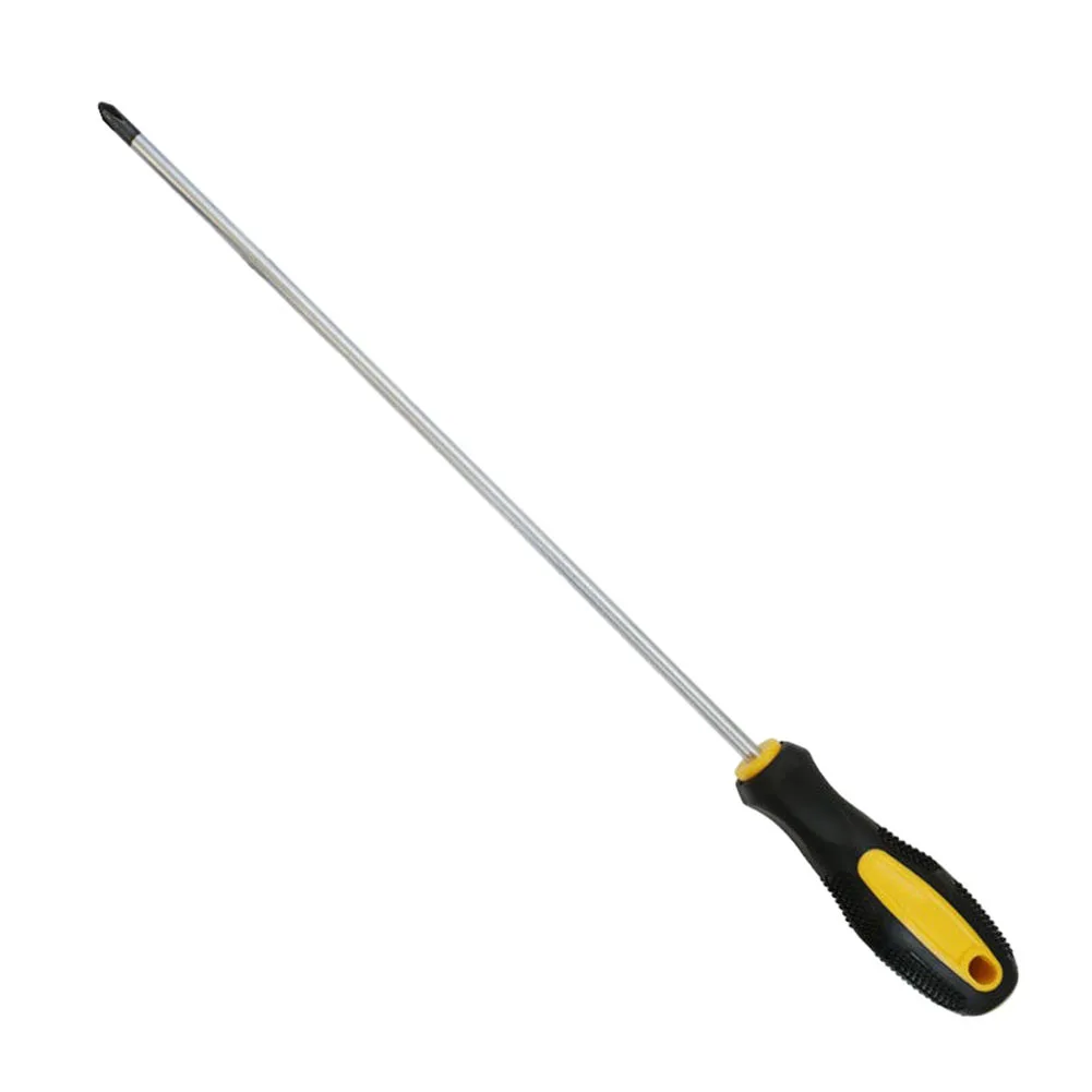 Magnetic Screwdriver Set 1/2pcs Extended Alloy Steel 12Inch Long Slotted Cross Screwdriver With Rubber Handle
