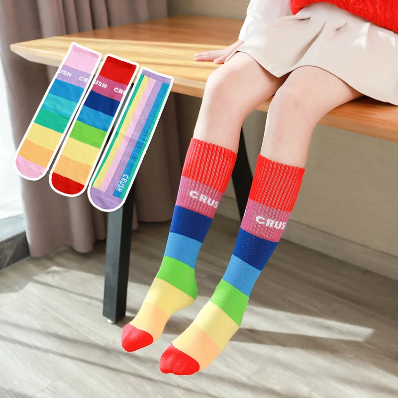 Children's Tube Socks Spring, Autumn and Summer Thin Type Girls