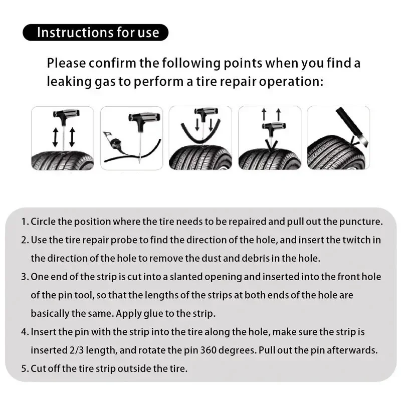 Car Tire Repair Kit 6
