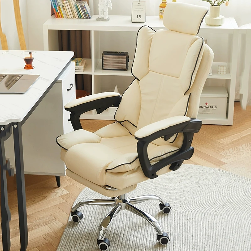 Modern Office Chairs Design Glides Oversized Rolling Mobile Gamer Adjustable Ergonomic Chairs Backrest Moveis Neckrest Furniture