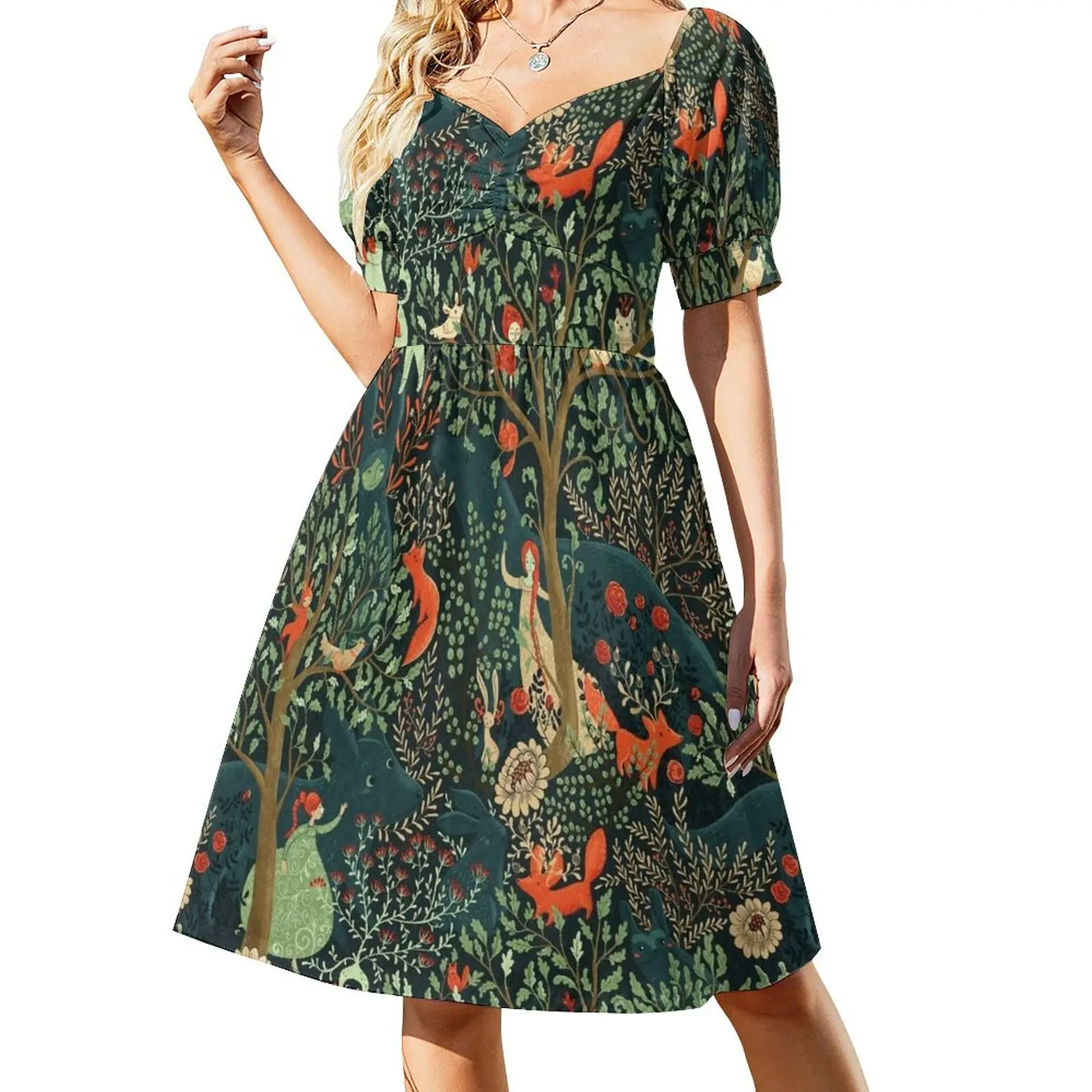 thumbnail image 1 of Vestido Whimsical Wonderland Vestidos de mujer Vestido mujer vestidos de verano mujer Ropa de verano para mujer, 1 of 7