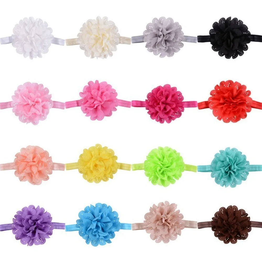 Soft Hair Bandage Band Headband Bow Turban For Newborn Kids Headwear Baby Girl Accessories Flower Solid Cute Gifts Children Hair Bands Hair Accessories Hair Headband Accessories Baby Turban Hat Baby Headband Set
